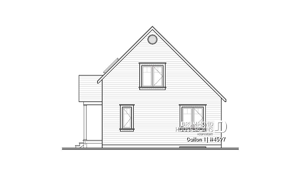 rear elevation - Gaillon 1