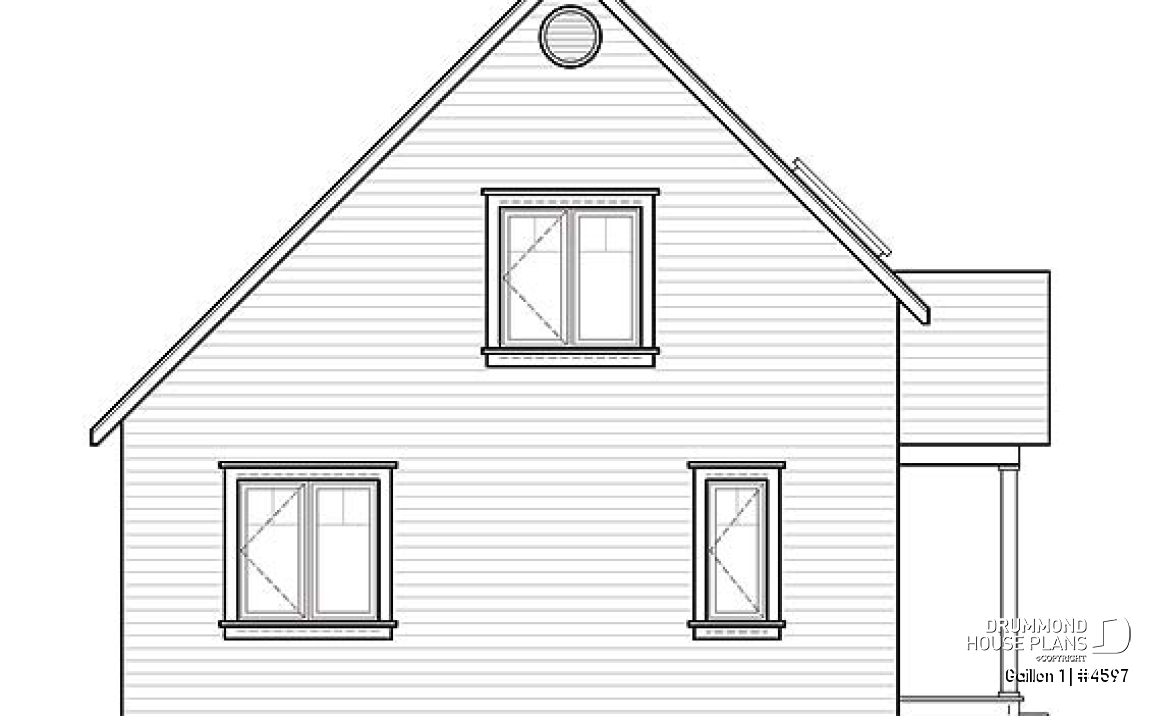 rear elevation - Gaillon 1