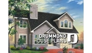 front - BASE MODEL - House with garage, 3 bedrooms + office, master suite upstairs, wood fireplace and single garage - Leana