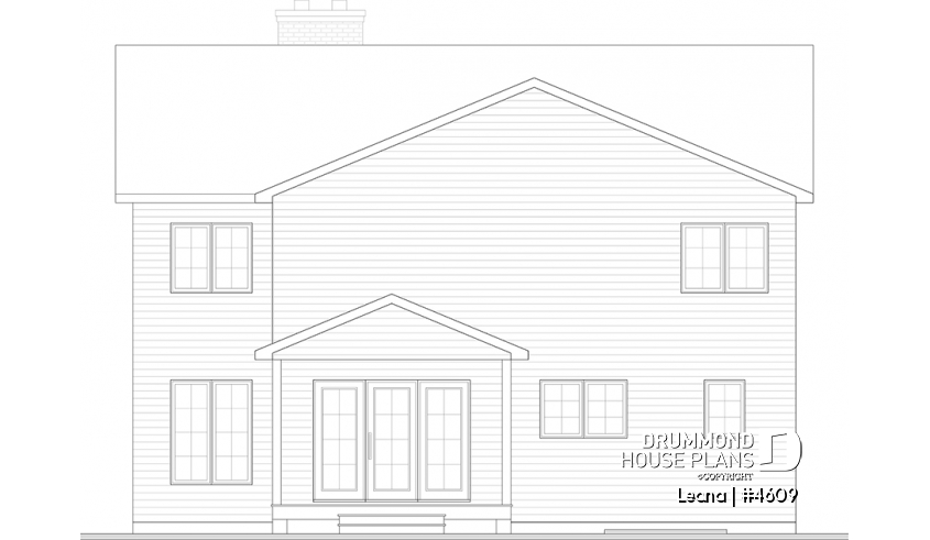 rear elevation - Leana