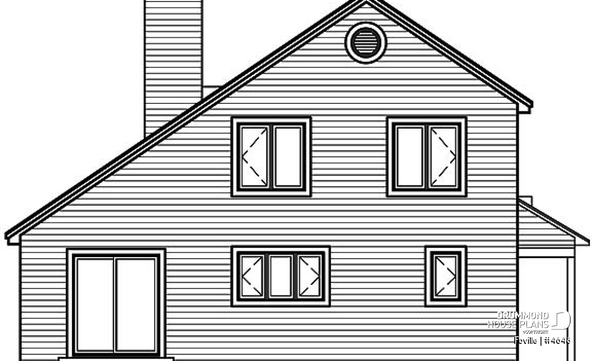 rear elevation - Foville