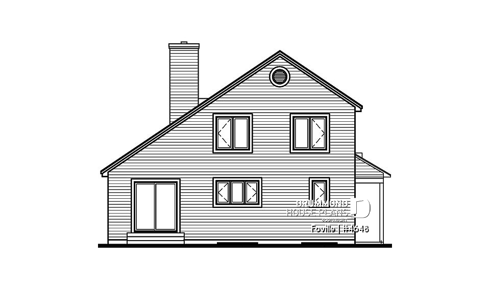 rear elevation - Foville
