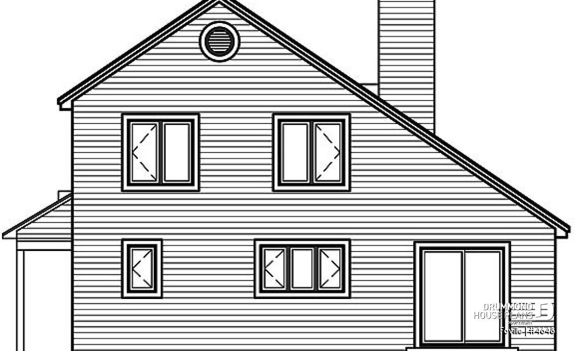 rear elevation - Foville