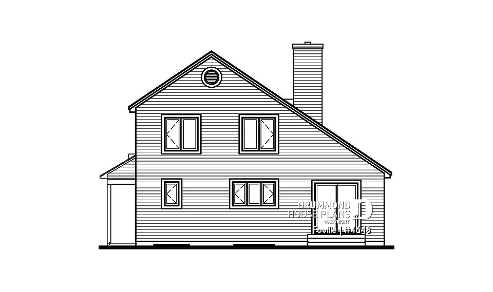 rear elevation - Foville