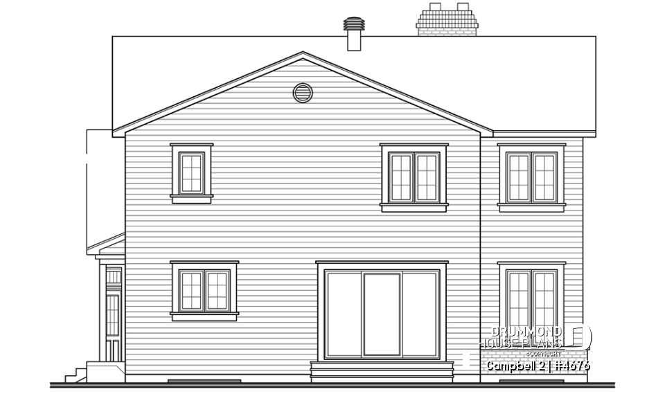 rear elevation - Campbell 2