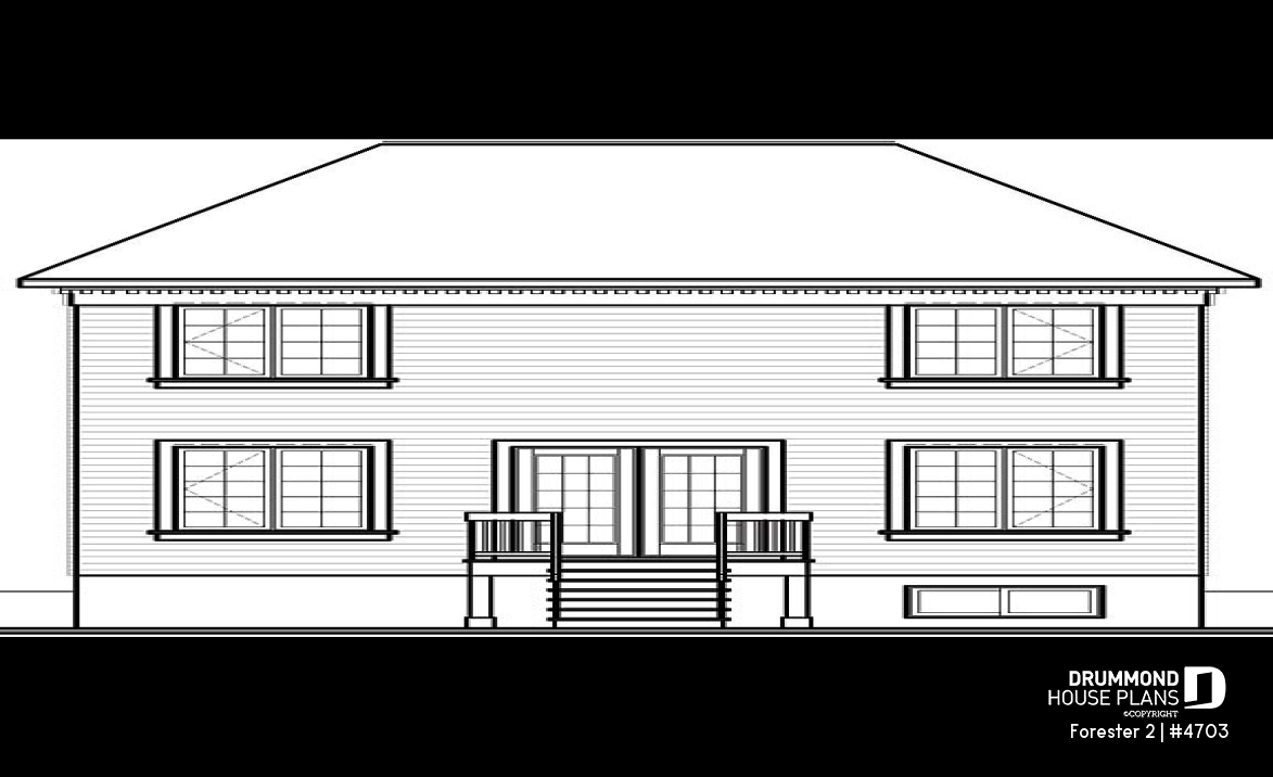 rear elevation - Forester 2