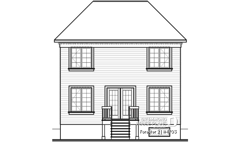 rear elevation - Forester 2