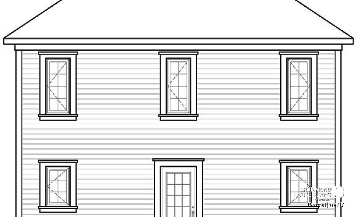 rear elevation - Duranel