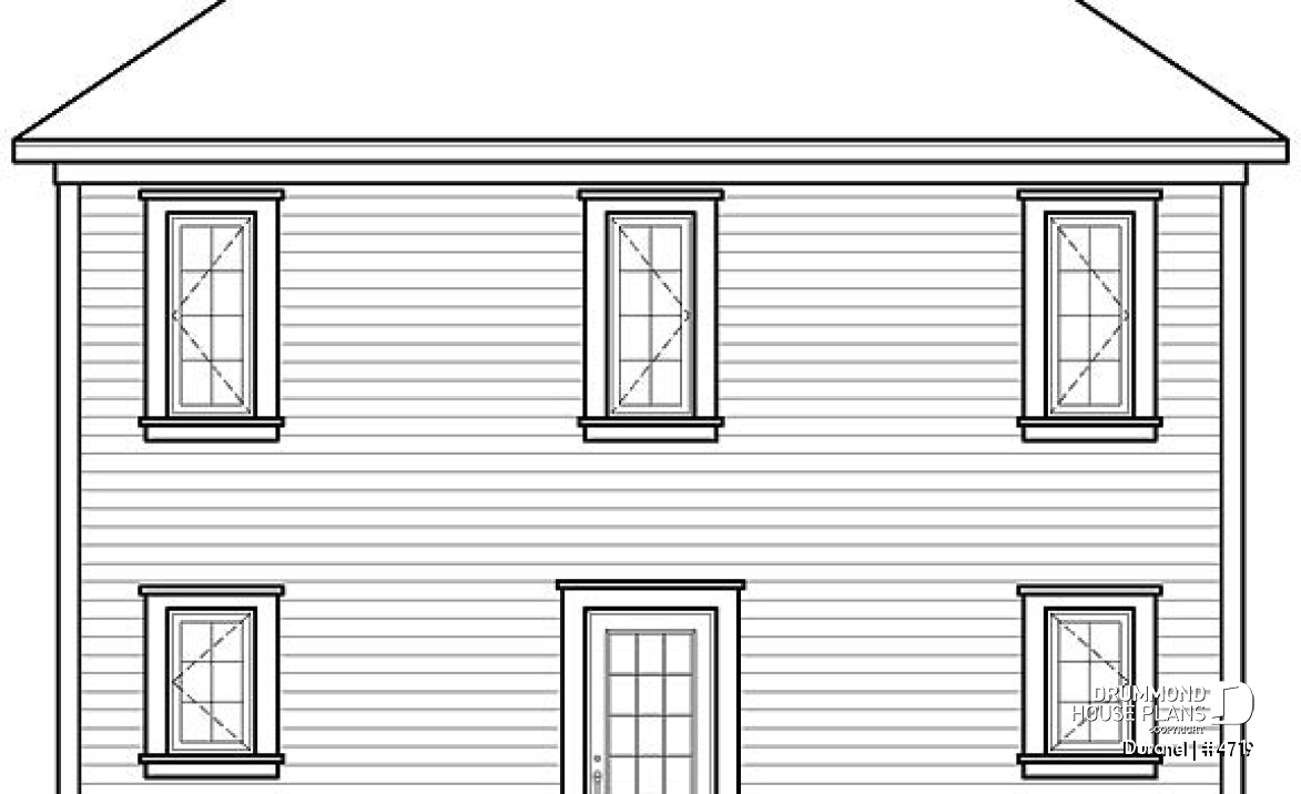 rear elevation - Duranel