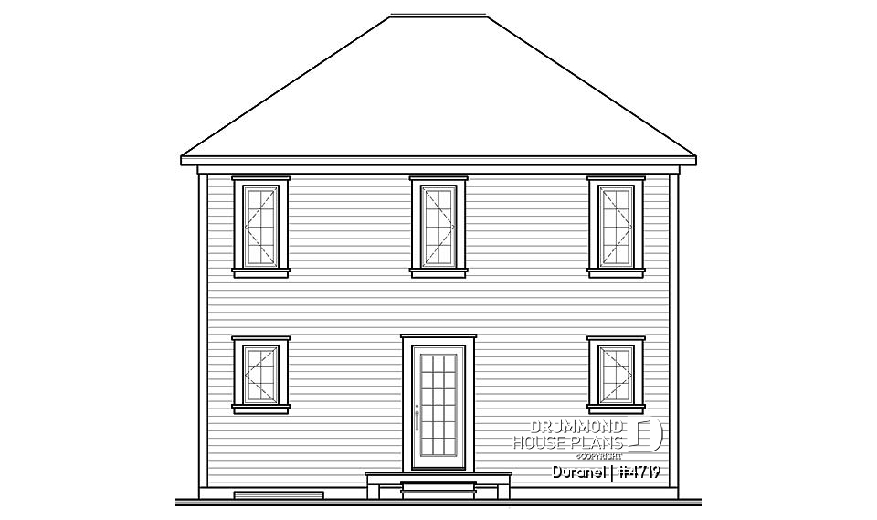 rear elevation - Duranel