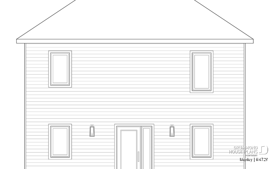 rear elevation - Manley