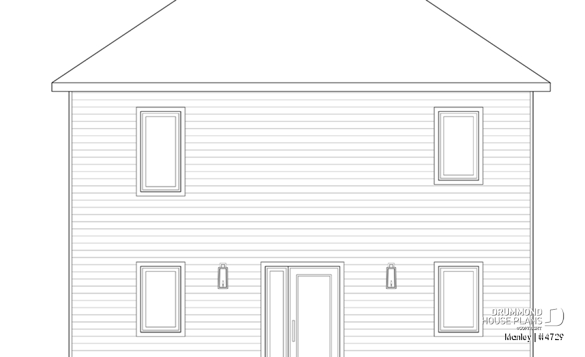 rear elevation - Manley