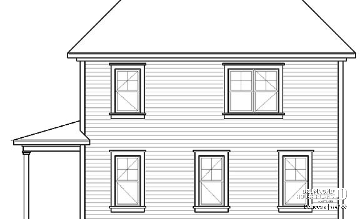 rear elevation - Dalhousie