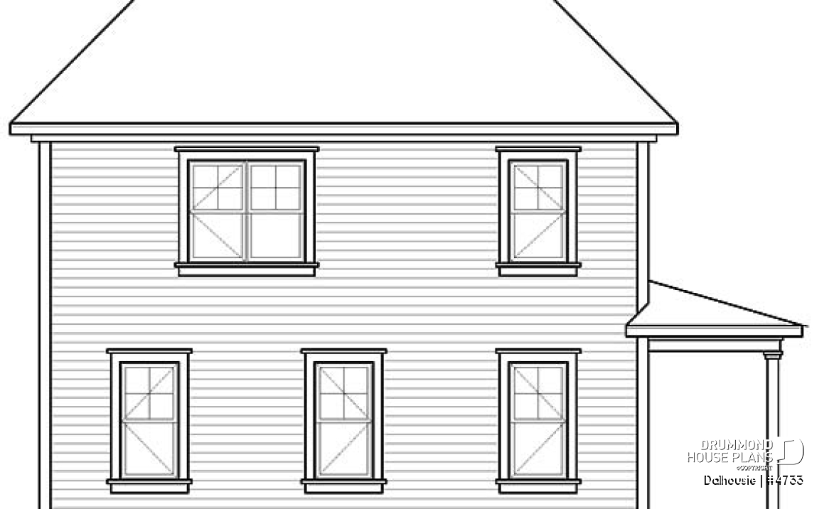 rear elevation - Dalhousie