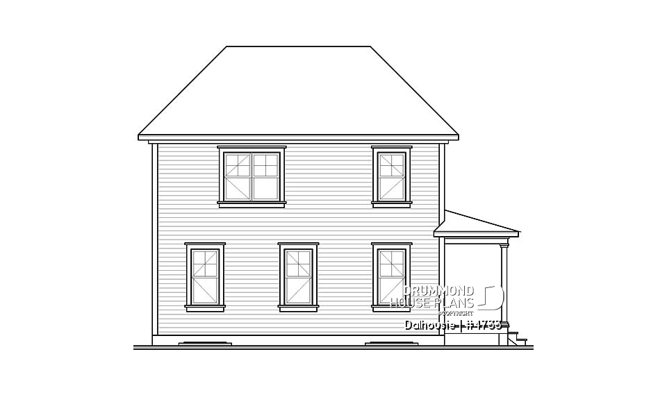 rear elevation - Dalhousie