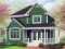 front - BASE MODEL - 3 bedroom country cottage house plan with great storage and budget friendly construction - Country Charmer 2