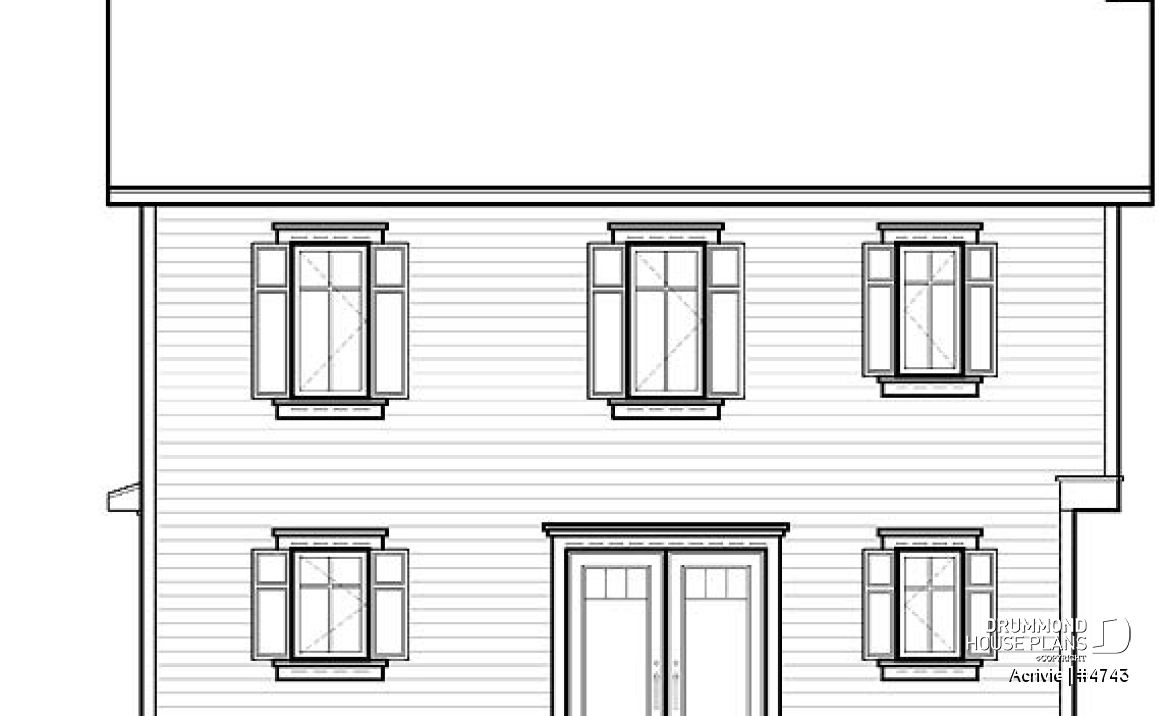 rear elevation - Acrivie