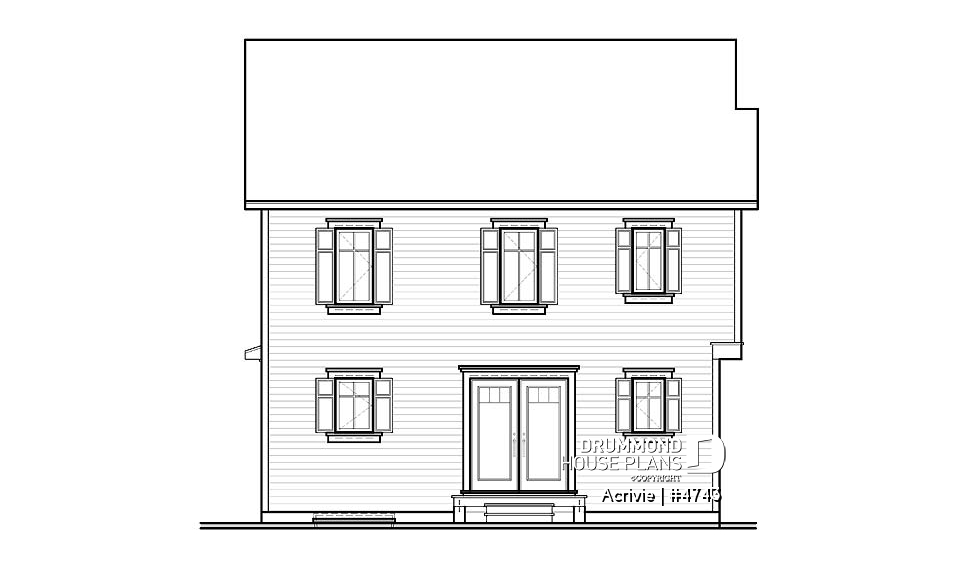 rear elevation - Acrivie