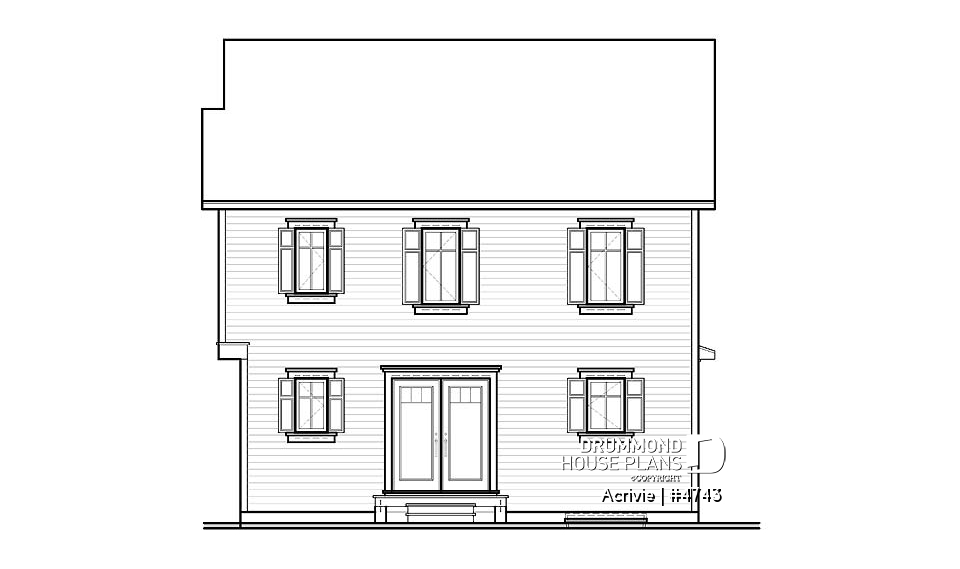 rear elevation - Acrivie