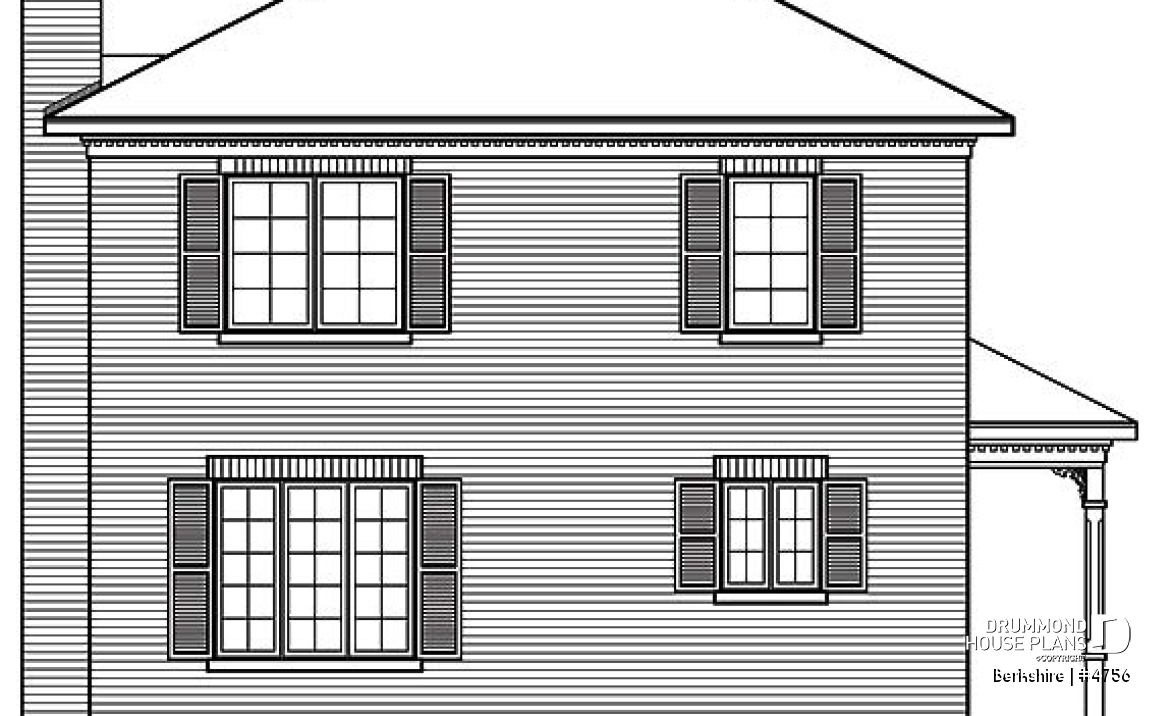 rear elevation - Berkshire