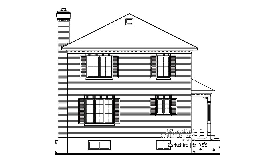rear elevation - Berkshire
