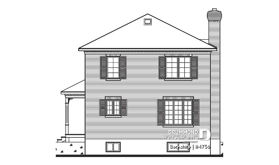 rear elevation - Berkshire