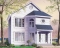 front - BASE MODEL - 2-storey house plan with 3 bedrooms, budget friendly home, open floor plan concept - Nauli 2
