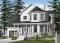 front - BASE MODEL - Beautiful Modern Victorian house plan, 3 to 4 bedrooms, 2.5 baths, bonus room, garage, fireplace, seating area - The Honeycomb 3