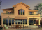 Rear view - BASE MODEL - Spanish style villa house plan, 4 bedrooms, 3 bathrooms, beautiful master suite with terrace, garage - La Hacienda 2