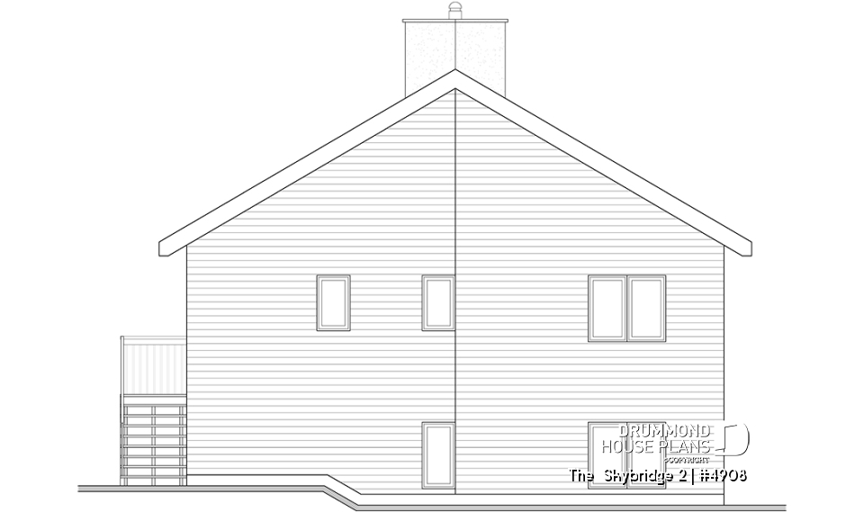 rear elevation - The  Skybridge 2