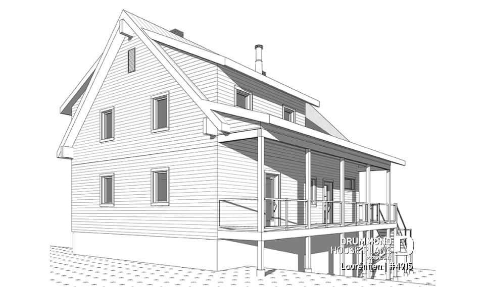 rear elevation - Laurentien