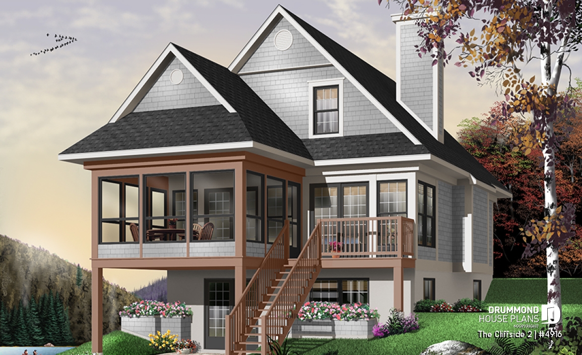 Color version 2 - Rear - The Cliffside 2