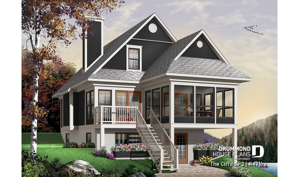 Color version 4 - Rear - The Cliffside 2