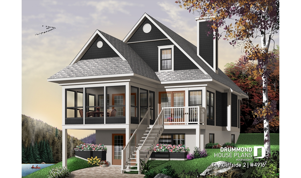 Color version 4 - Rear - The Cliffside 2