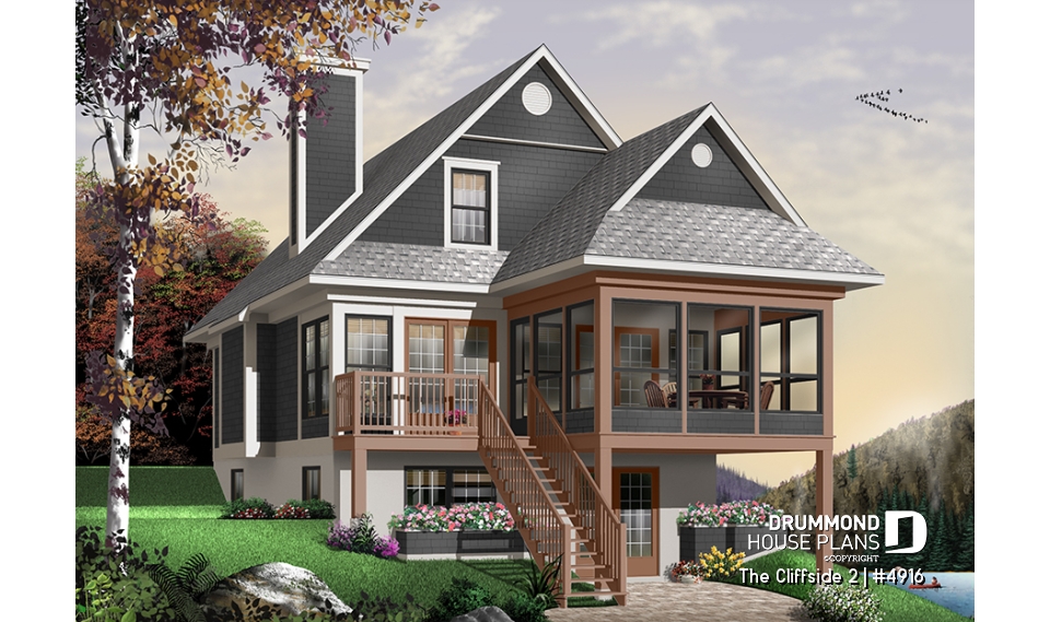 Color version 5 - Rear - The Cliffside 2