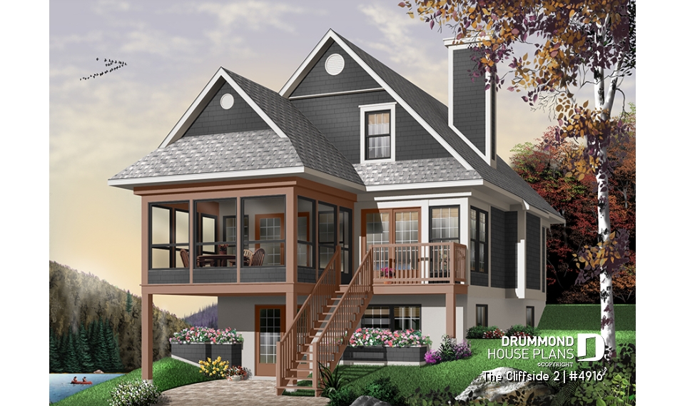 Color version 5 - Rear - The Cliffside 2