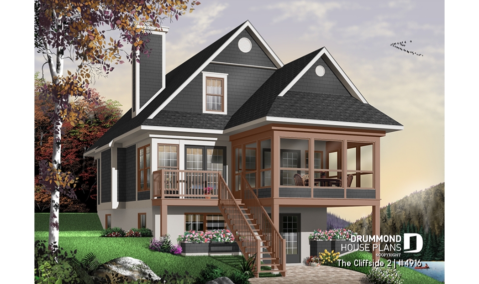 Color version 6 - Rear - The Cliffside 2