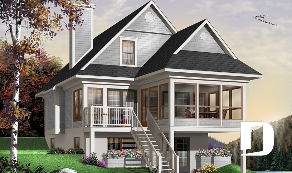 Rear view - BASE MODEL -  - The Cliffside 2