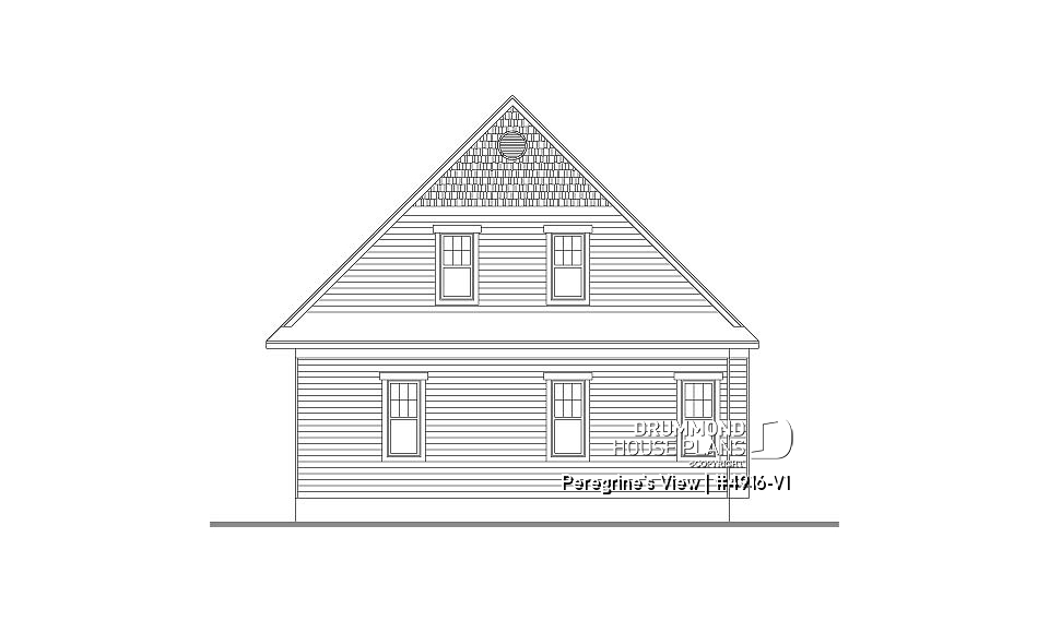 rear elevation - Peregrine's View