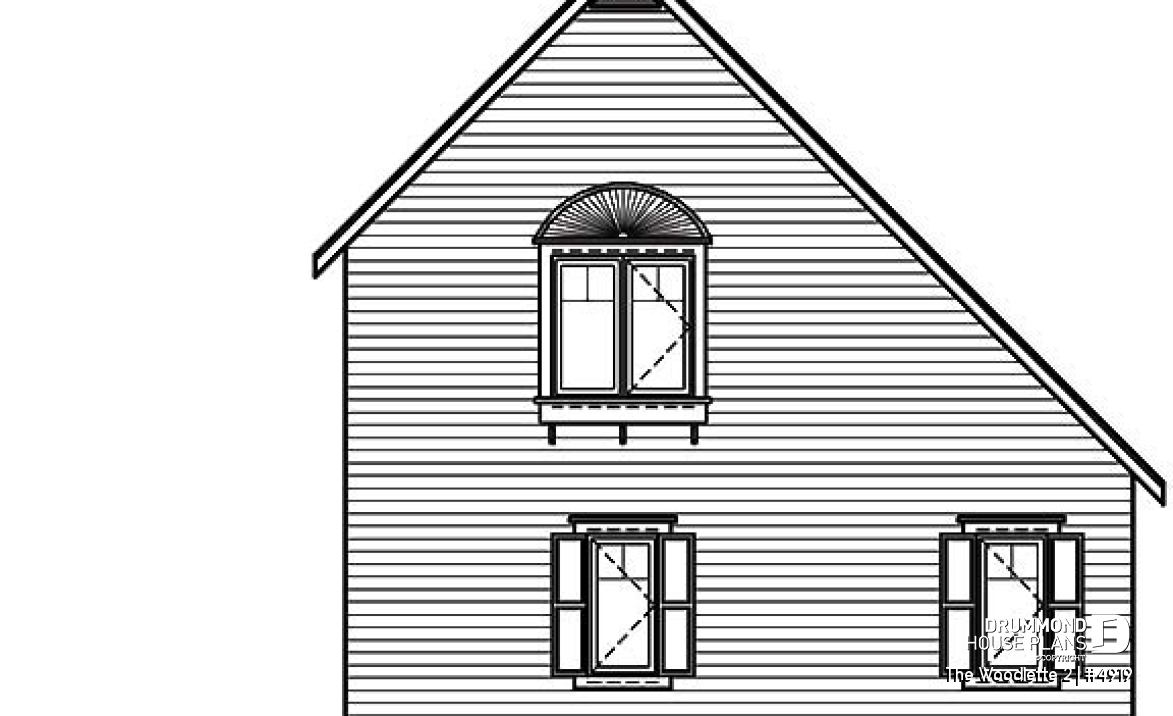 rear elevation - The Woodlette 2