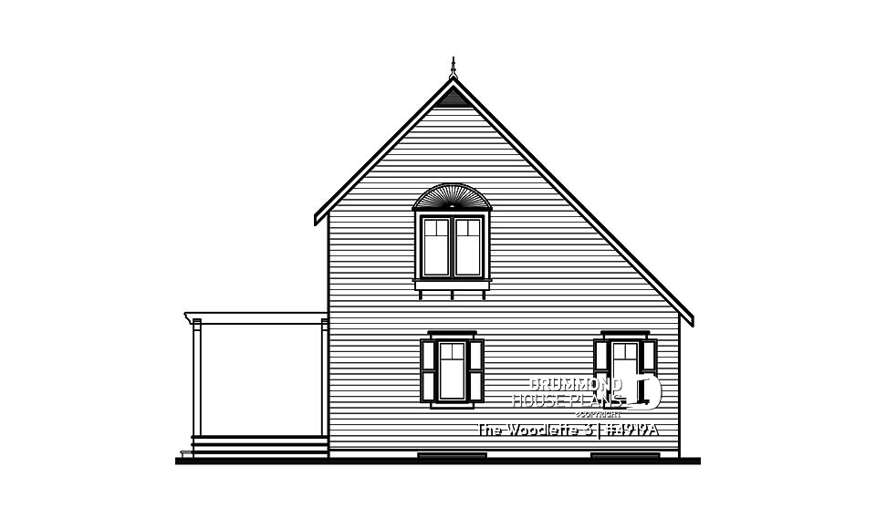 rear elevation - The Woodlette 3