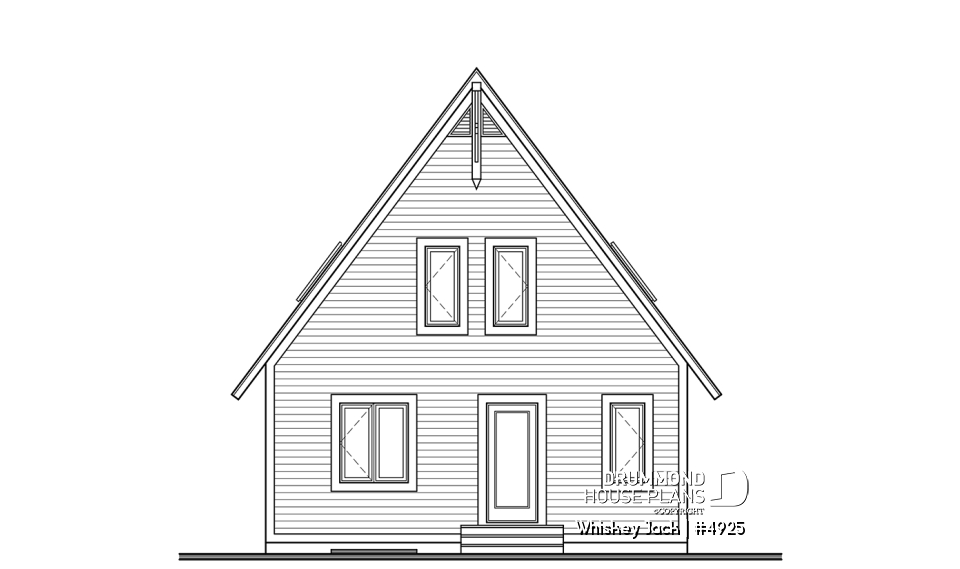 rear elevation - Whiskey Jack