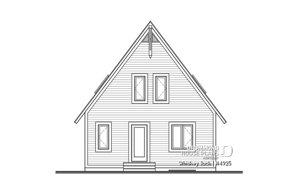 rear elevation - Whiskey Jack