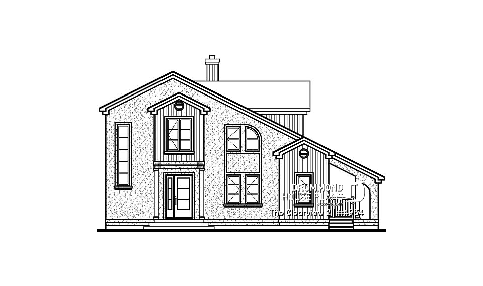 front elevation - The Clearview 2