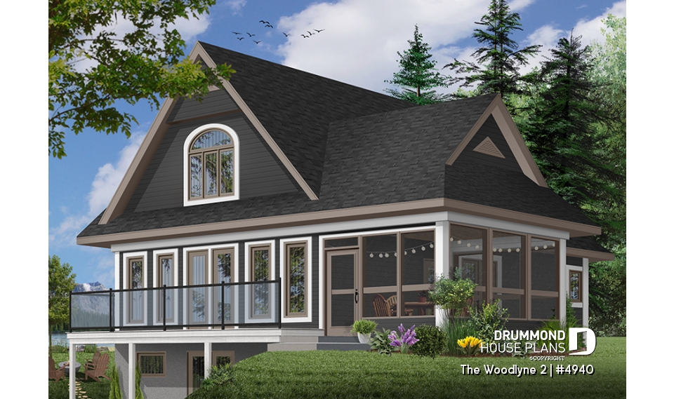 Color version 10 - Rear - The Woodlyne 2