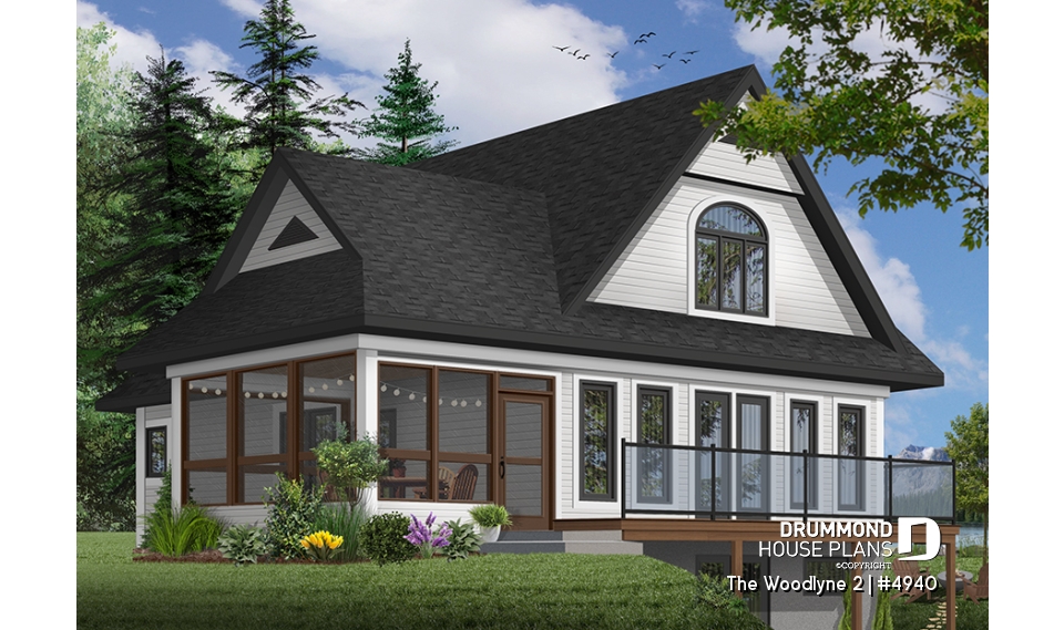 Color version 2 - Rear - The Woodlyne 2