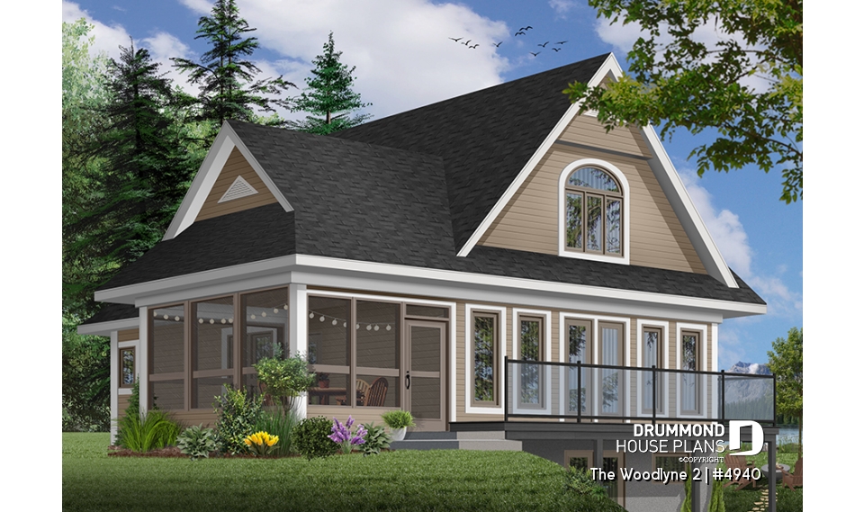 Color version 3 - Rear - The Woodlyne 2