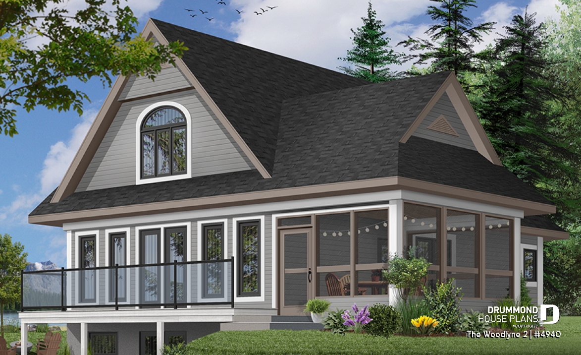 Color version 4 - Rear - The Woodlyne 2