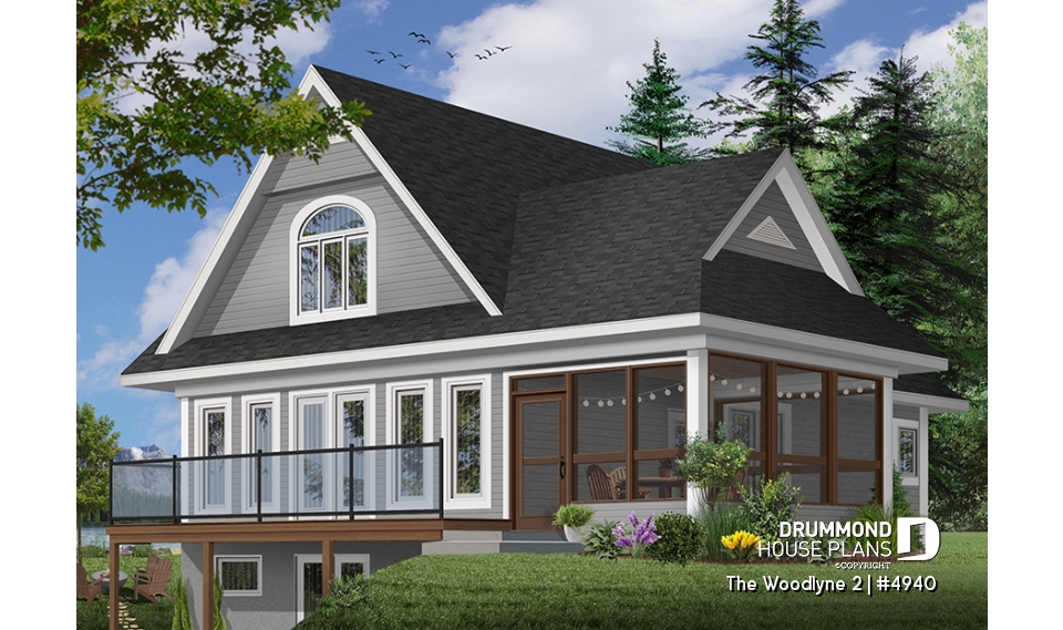 Color version 5 - Rear - The Woodlyne 2