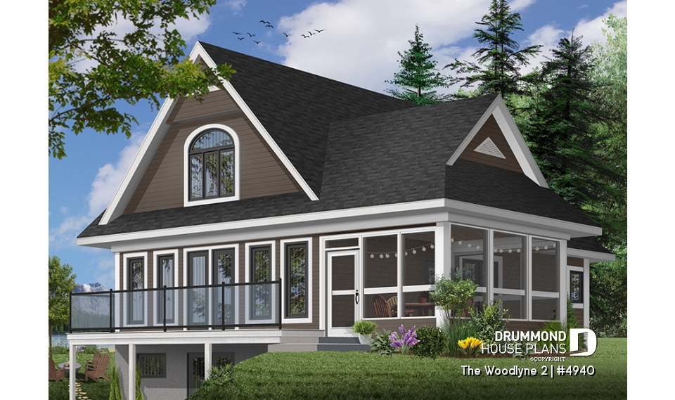 Color version 6 - Rear - The Woodlyne 2